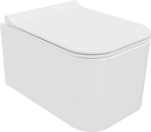Mexen Elis bol de WC Rimless avec siège slim à fermeture lente, duroplast, Blanc - 30910700
