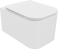 Mexen Elis bol de WC Rimless avec siège slim à fermeture lente, duroplast, Blanc - 30910600