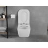 Mexen Elis cuvette wc Rimless avec abattant slim à descente progressive, duroplast, blanc brillant - 30910600