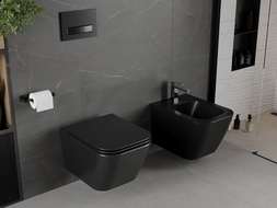 Mexen Madox bidet mural, Noir mat - 35155170