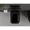 Mexen Madox cuvette WC sans rebord avec abattant à descente lente slim, duroplast, noir mat - 30154070
