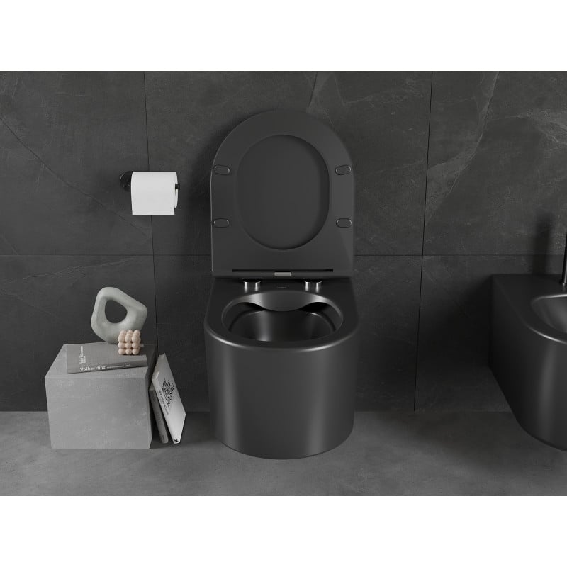 Mexen Sofia cuvette WC sans bord, noir mat - 3354XX85