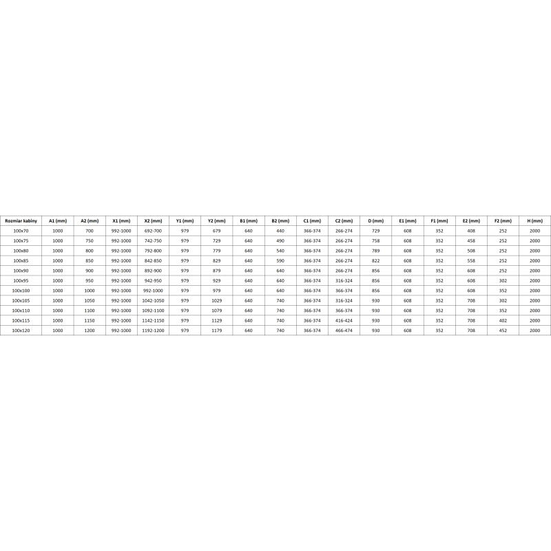 Mexen Lunar L Duo cabine de douche pivotante droite 100 x 85 cm, transparent, chrome - 834L-100P-085L-01-00