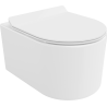 Mexen Sofia cuvette WC Rimless avec abattant à descente lente slim, duroplast, blanc brillant - 30540100