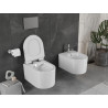 Mexen Sofia cuvette WC Rimless avec abattant à descente lente slim, duroplast, blanc brillant - 30540100