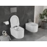 Mexen Sofia cuvette wc sans rebord avec abattant slim à descente assistée, duroplast, blanc brillant - 30540100