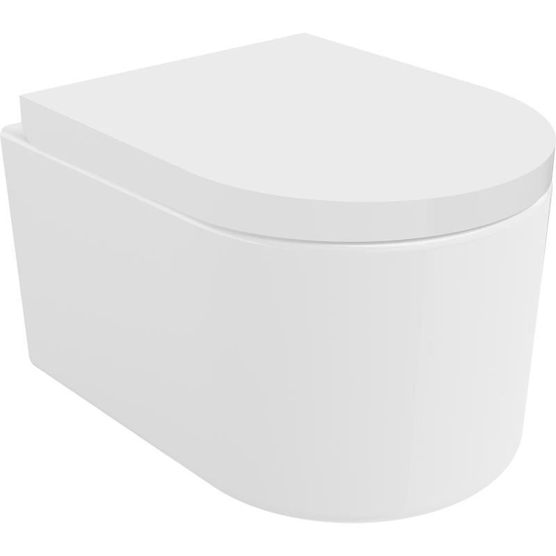 Mexen Sofia bol de toilette dur Rimless siège à fermeture lente, duroplast, Blanc - 30540200