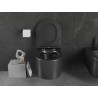 Mexen Sofia cuvette WC Rimless avec abattant à descente lente slim, duroplast, noir mat - 30541085
