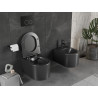 Mexen Sofia cuvette WC Rimless avec abattant à descente lente slim, duroplast, noir mat - 30541085