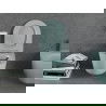 Mexen Lena cuvette WC sans rebord avec abattant à descente lente slim, duroplast, vert clair mat - 30224048