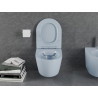 Mexen Lena cuvette wc Rimless avec abattant à descente lente slim, duroplast, gris-bleu mat - 30224069