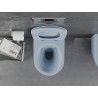 Mexen Lena cuvette wc Rimless avec abattant à descente lente slim, duroplast, gris-bleu mat - 30224069