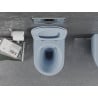 Mexen Lena cuvette WC Rimless avec abattant à fermeture lente slim, duroplast, gris-bleu mat - 30224069