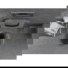 Mexen Lena bol de WC Rimless avec siège slim à fermeture lente, duroplast, Gris foncé mat - 30224071