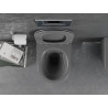 Mexen Lena cuvette WC Rimless avec abattant à descente amortie slim, duroplast, gris foncé mat - 30224071