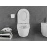 Mexen Lena bol de WC Rimless avec siège slim à fermeture lente, duroplast, Blanc - 30220500