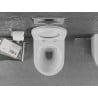 Mexen Lena bol de WC Rimless avec siège slim à fermeture lente, duroplast, Blanc - 30220500