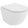 Mexen Lena cuvette wc Rimless avec siège à descente lente slim, duroplast, blanc brillant - 30220500