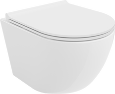 Mexen Lena cuvette wc Rimless avec siège à descente lente slim, duroplast, blanc brillant - 30220500