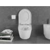 Mexen Lena bol de toilette dur Rimless siège à fermeture lente, duroplast, Blanc - 30220200