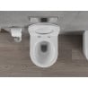 Mexen Rico bol de WC Rimless avec siège slim à fermeture lente, duroplast, Blanc - 30720500
