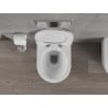 Mexen Rico cuvette wc Rimless avec abattant à descente progressive slim, duroplast, blanc brillant - 30720100