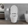 Mexen Rico cuvette WC sans rebord avec abattant à descente ralentie slim, duroplast, blanc brillant - 30720100