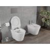 Mexen Rico cuvette wc Rimless avec abattant à descente progressive slim, duroplast, blanc brillant - 30720100