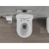 Mexen Rico cuvette WC sans bride avec siège à descente lente slim, duroplast, blanc brillant - 30720300