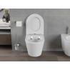Mexen Rico cuvette WC sans bride avec siège à descente lente slim, duroplast, blanc brillant - 30720300