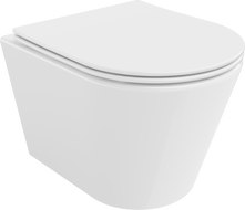 Mexen Rico bol de WC Rimless avec siège slim à fermeture lente, duroplast, Blanc - 30720400
