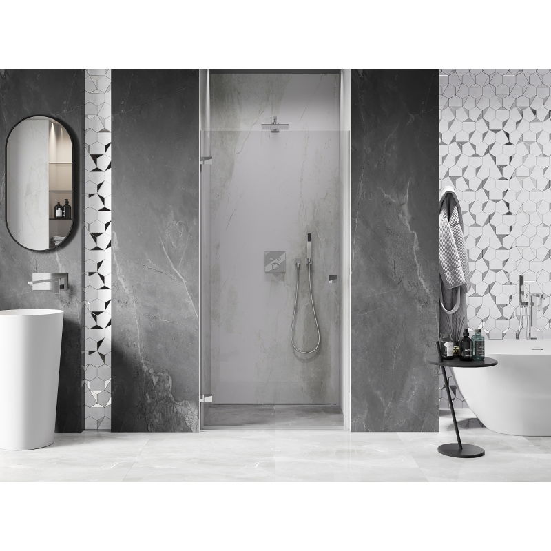 Mexen Lunar-B porte de douche battante gauche 55 cm, transparente, chrome - 832-055-000-01-00-L