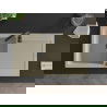 Mexen Leo évier en granit à 1 cuve avec égouttoir 900 x 500 mm, Beige, siphon Noir - 6501901010-69-B