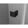 Mexen Lunar-B porte de douche pivotante gauche 45 cm, transparent, noir - 832-045-000-70-00-L