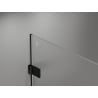 Mexen Lunar-B porte de douche pivotante gauche 45 cm, transparent, noir - 832-045-000-70-00-L