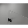 Mexen Lunar-B porte de douche pivotante gauche 45 cm, transparent, noir - 832-045-000-70-00-L
