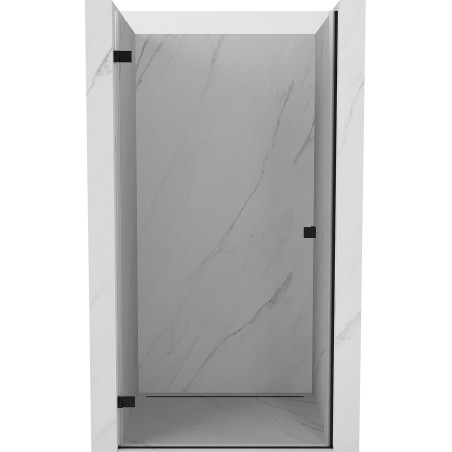 Mexen Lunar-B porte de douche pivotante gauche 45 cm, transparent, noir - 832-045-000-70-00-L