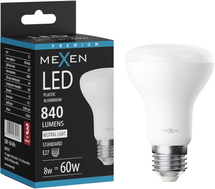 Mexen Nova Ampoule LED E27, R63, 8W, Neutre - 4000K, 840 lm - L104-E27-0840-01