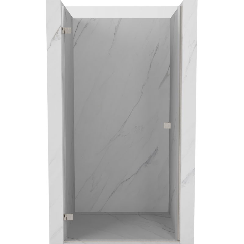 Mexen Lunar-B porte de douche pivotante gauche 45 cm, transparent, nickel brossé - 832-045-000-97-00-L