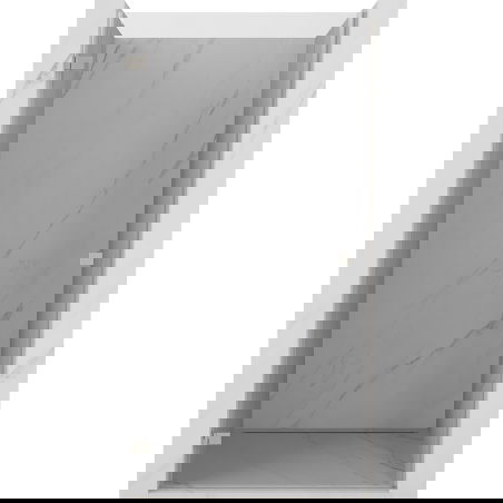 Mexen Lunar-B porte de douche pivotante gauche 50 cm, transparent, nickel brossé - 832-050-000-97-00-L