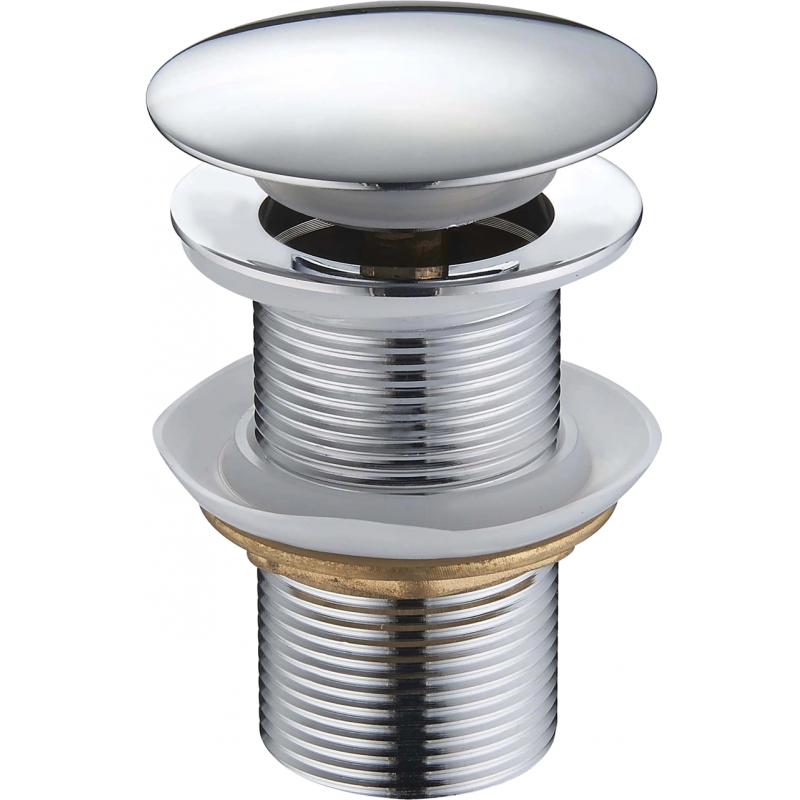 Mexen bouchon clic-clac rond, chrome - 79910-00