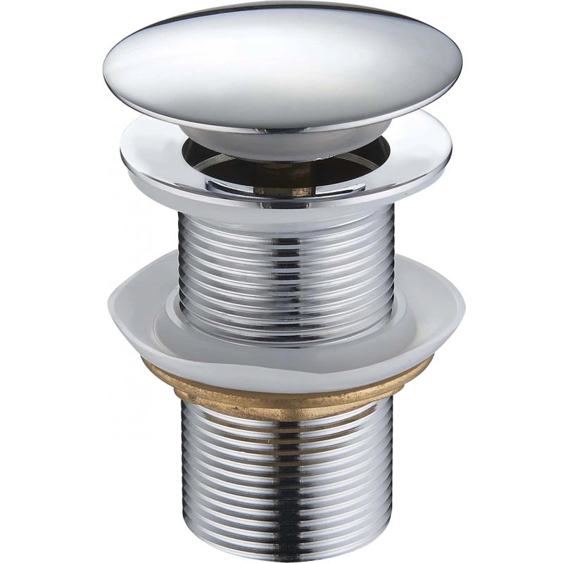 Mexen bouchon rond click-clack, Chrome - 79910-00