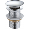 Mexen bouchon rond click-clack, Chrome - 79910-00