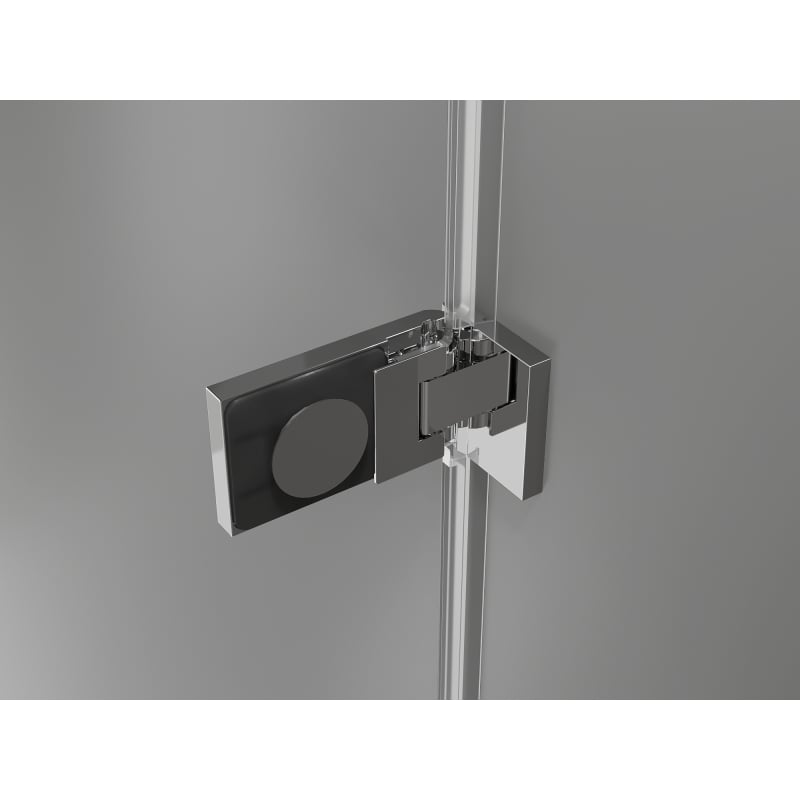 Mexen Lunar-F porte de douche pliante droite 50 cm, transparent, chromé - 836-050-000-01-00-P