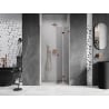 Mexen Lunar-F porte de douche pliante droite 55 cm, transparente, or rose - 836-055-000-60-00-P