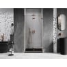 Mexen Lunar-F porte de douche pliante droite 55 cm, transparente, or rose - 836-055-000-60-00-P