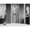 Mexen Lunar-F porte de douche pliante droite 50 cm, transparent, gris canon brossé - 836-050-000-66-00-P
