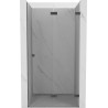 Mexen Lunar-F porte de douche pliante droite 50 cm, transparent, gris canon brossé - 836-050-000-66-00-P