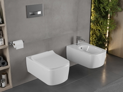 Mexen York ensemble encastré bidet cadre Fenix B avec bidet, blanc - 69935115500