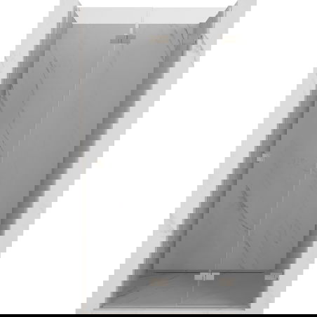 Mexen Lunar-F douche pliante droite 55 cm, transparent, nickel brossé - 836-055-000-97-00-P